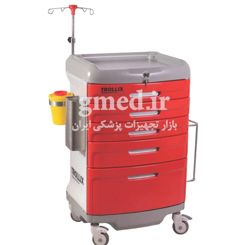 ترالی-اورژانس-ABS-مدل-AB01-محصول-ایران