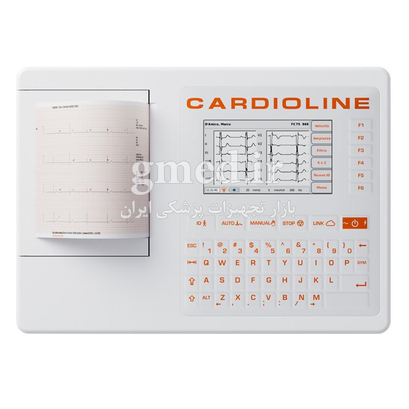 نوار قلب ( الکتروکاردیوگراف ) 6 کاناله Cardioline مدل +100