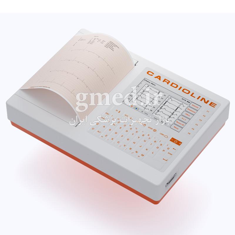 نوار قلب ( الکتروکاردیوگراف ) 12 کاناله برند Cardioline مدل  +200